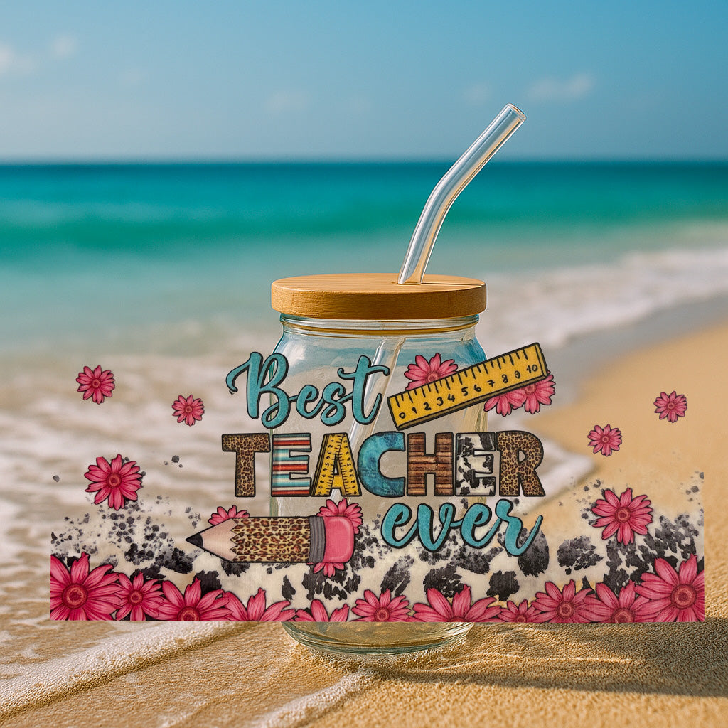 Personalized Teacher Glass – A Little Gift Filled with Gratitude - 1