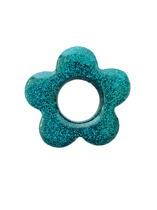 N°59 : Charms Fleur de Paon Scintillant