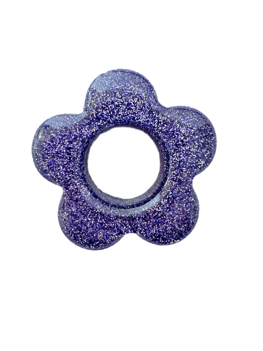 N°12 : Charms Fleur Lavande Métallisée