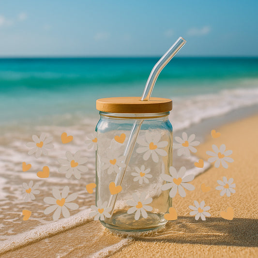 Verre Personnalisé Fleur – Douceur, Élégance et Nature - 1