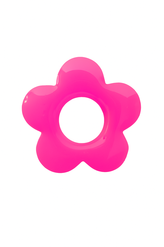 N°2 : Charms Fleur Rose Fluo