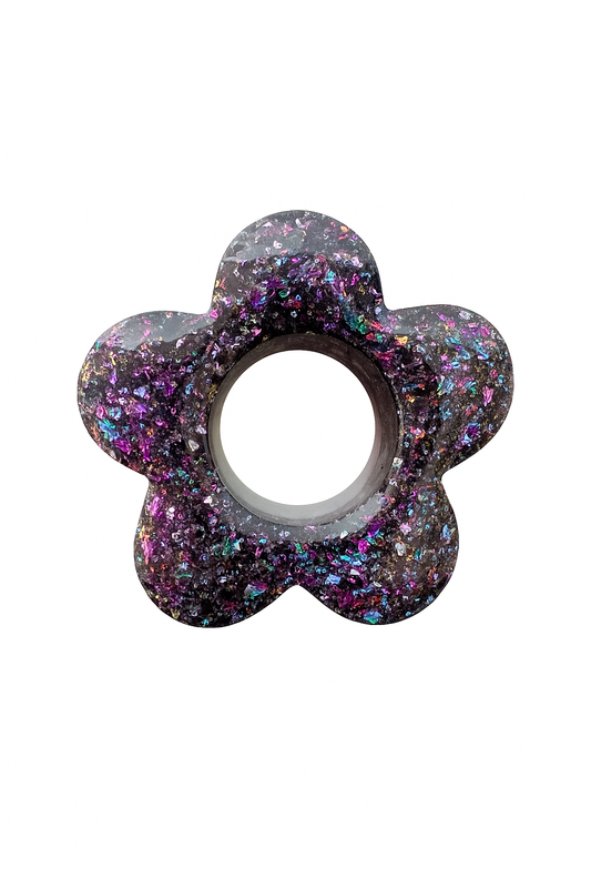 N°11 : Charms Fleur Galaxie Violet 🌌