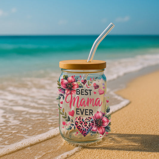 Personalized Mom Glass - 16