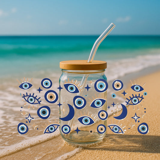 Verre Personnalisé Œil de Protection – Entre Style et Énergie Positive🧿 - 4