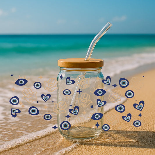 Verre Personnalisé Œil de Protection – Entre Style et Énergie Positive🧿 - 2