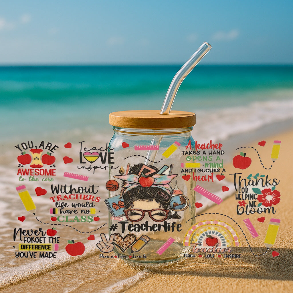 Verre Personnalisé Maîtresse – Un Petit Cadeau Rempli de Gratitude - 3