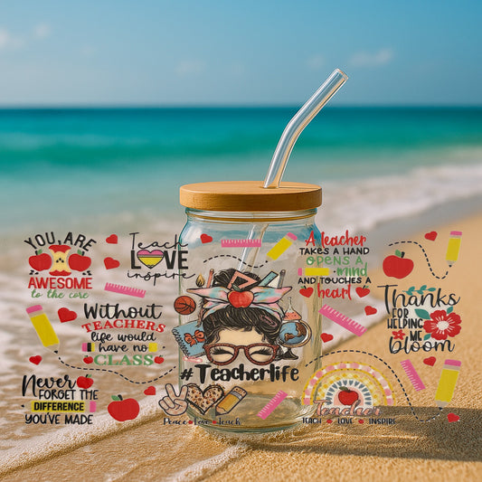 Verre Personnalisé Maîtresse – Un Petit Cadeau Rempli de Gratitude - 3