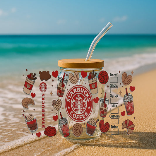 Verre Personnalisé Starbucks – Édition Unique Rouge